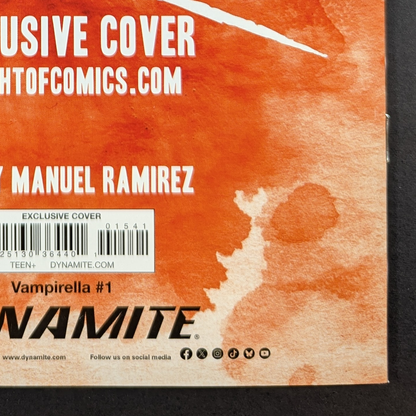 Vampirella, Vol. 8 #1 | Manuel Ramirez Cover D LTD 50