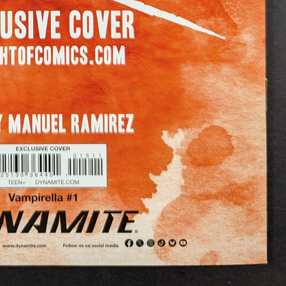 Vampirella, Vol. 8 #1 | Manuel Ramirez Cover A LTD 200