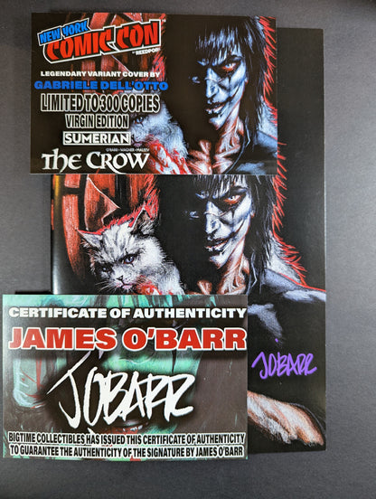 The Crow | NYCC Legendary Gabriele Dell'Otto Virgin Variant Signed O'Barr NM-