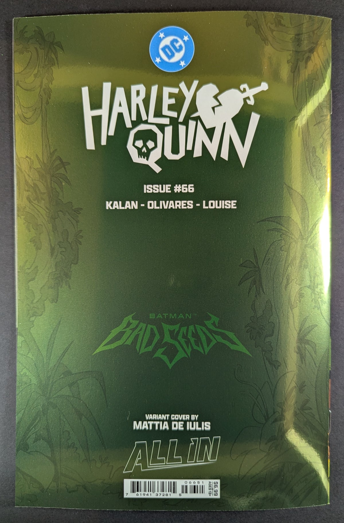 Harley Quinn #66 CVR E Mattia De Iulis Bad Seeds Spot Foil VAR (BATMAN BAD SEEDS
