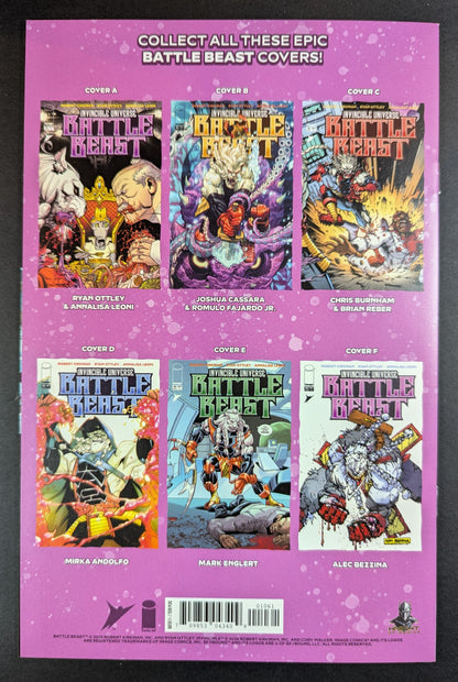 Battle Beast #10 | Katya Sinyukhina SDCC Virgin Variant LTD 1000