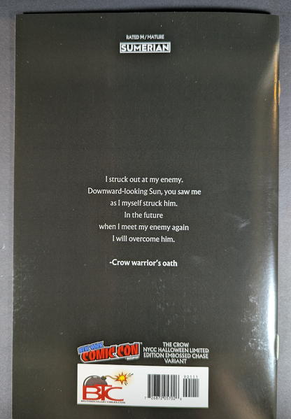 The Crow | NYCC Exclusive LTD 50 Virgin Embossed Edition VF/NM