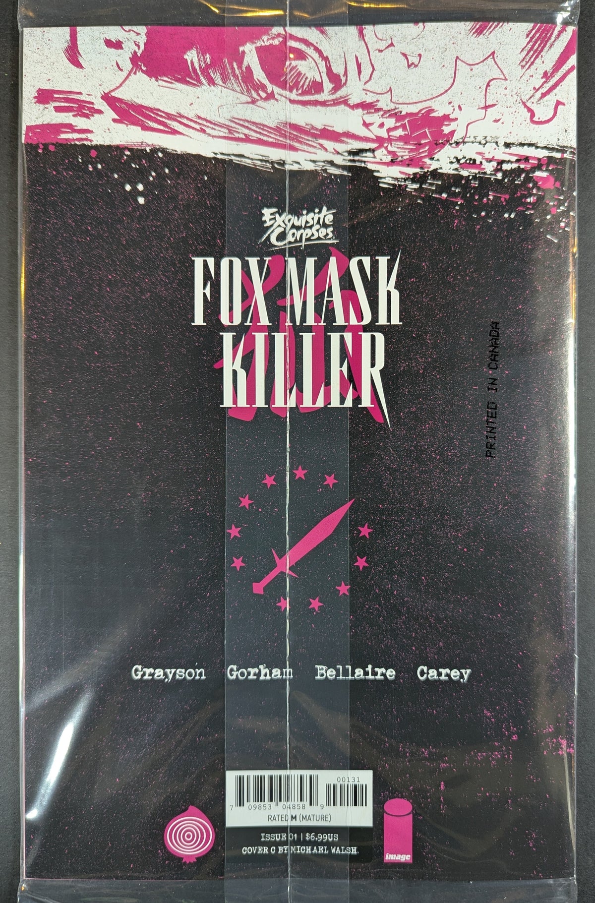 Exquisite Corpses Fox Mask Killer #1 (OF 5) CVR C Michael Walsh Polybagged with