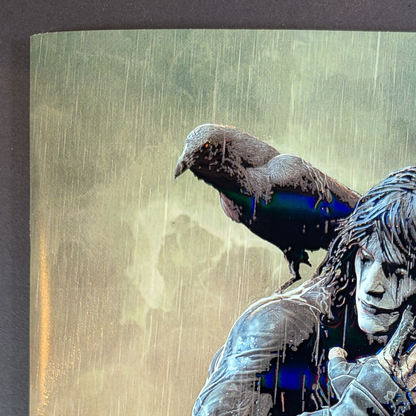 The Crow | Megacon Legendary Barends Embossed Foil Signed O'Barr COA NM+ LTD 50