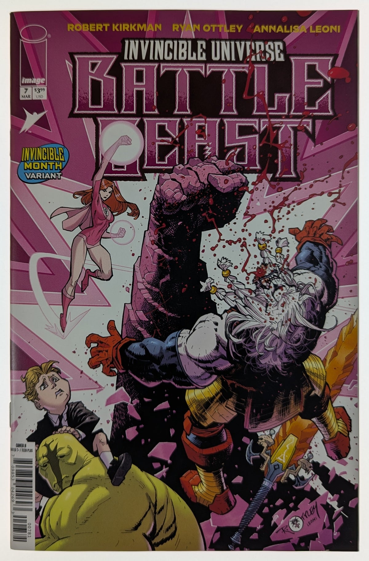Invincible Universe: Battle Beast #2 Cover R (Invincible Month Variant) by