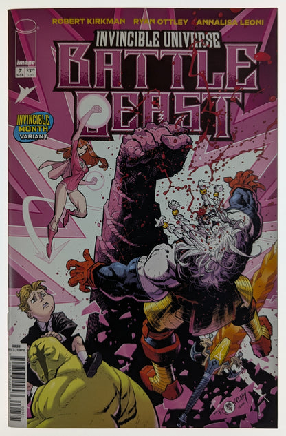 Invincible Universe: Battle Beast #2 Cover R (Invincible Month Variant) by