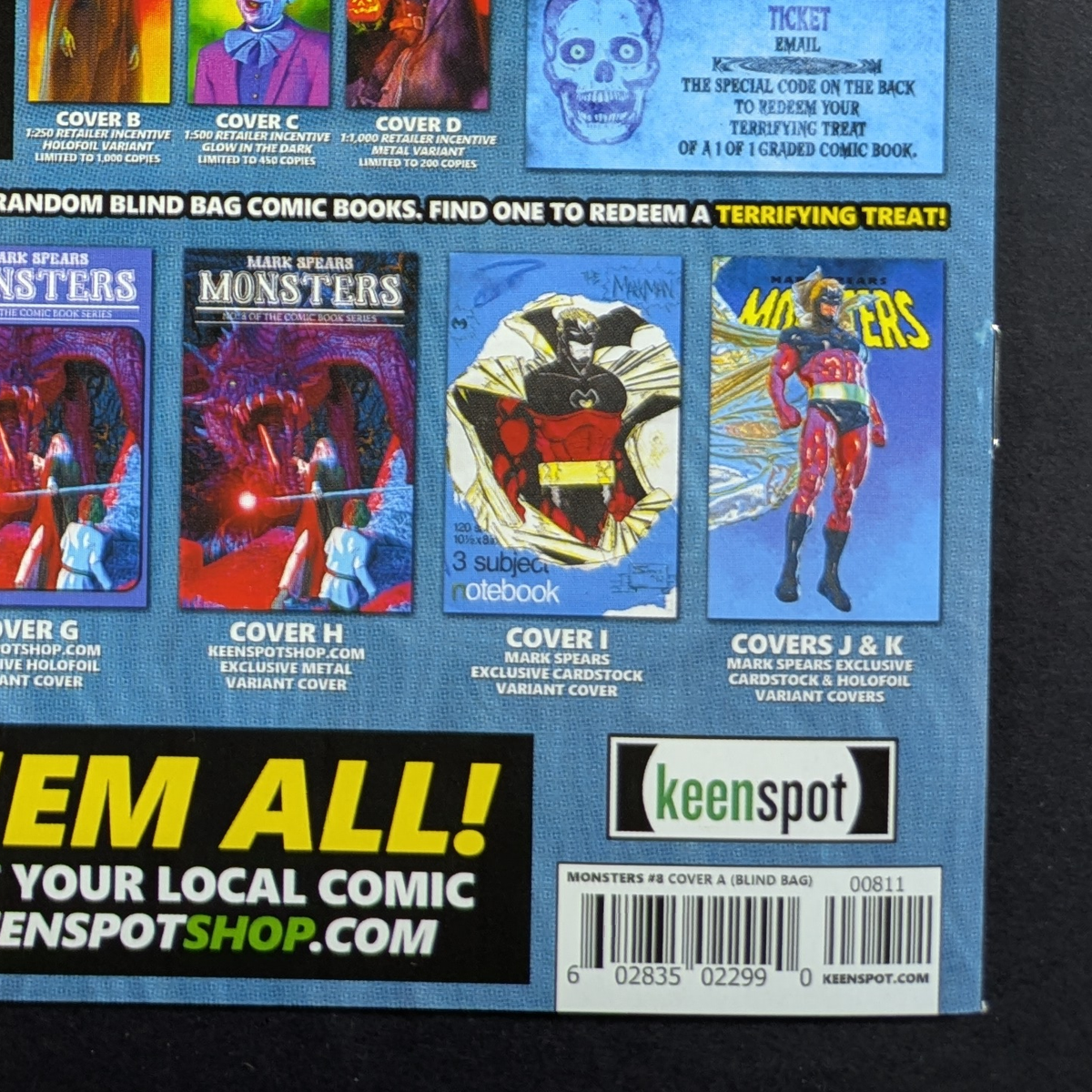 Mark Spears Monsters #8 - Cover A Dirty Krampus Blind Bag